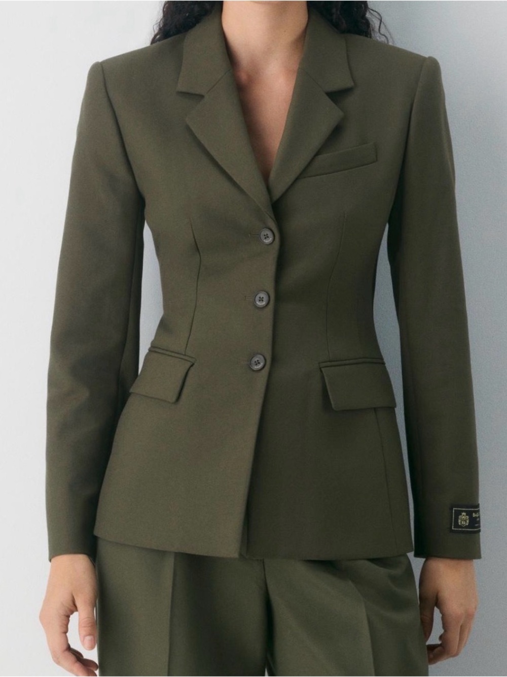 Aritzia Stand-out Olive Green Blazer